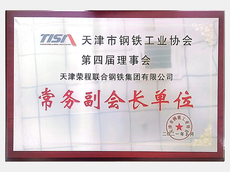 天津市钢铁工业协会第四届理事会常务副会长单位